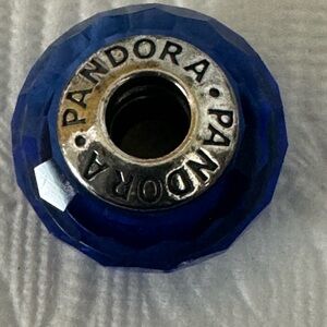 Authentic PANDORA Charm Murano Glass Fascinating Blue